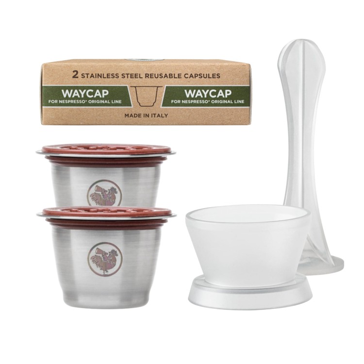 WAYCap 2x Kapsułka Nespresso POP kompletny Zestaw