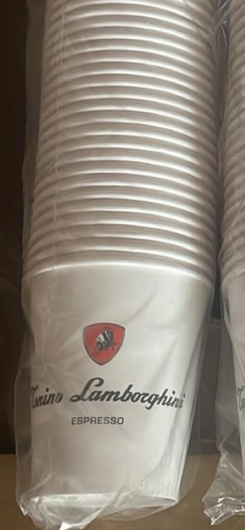 Kubek papierowy BIO Tonino Lamborghini 50 sztuk
