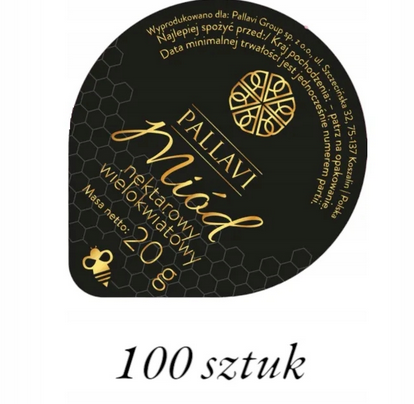 Miód nektarowy wielokwiatowy Pallavi 100x20g