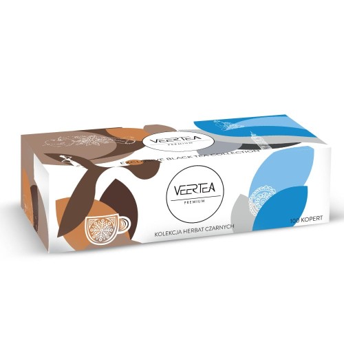Kolekcja herbat czarnych Veertea Premium 100 szt.