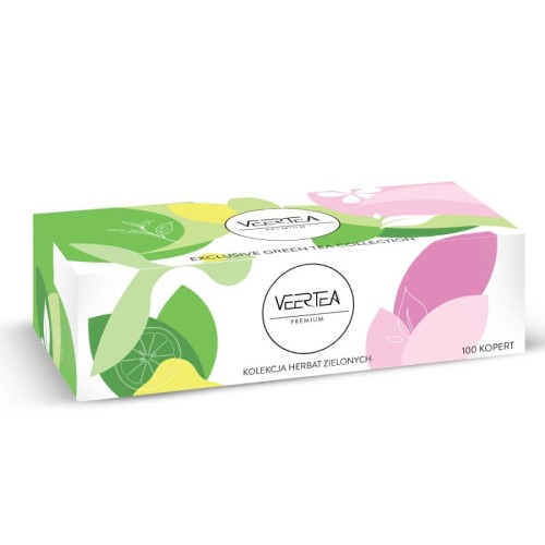 Veertea KOLEKCJA herbat ZIELONYCH 100 szt.