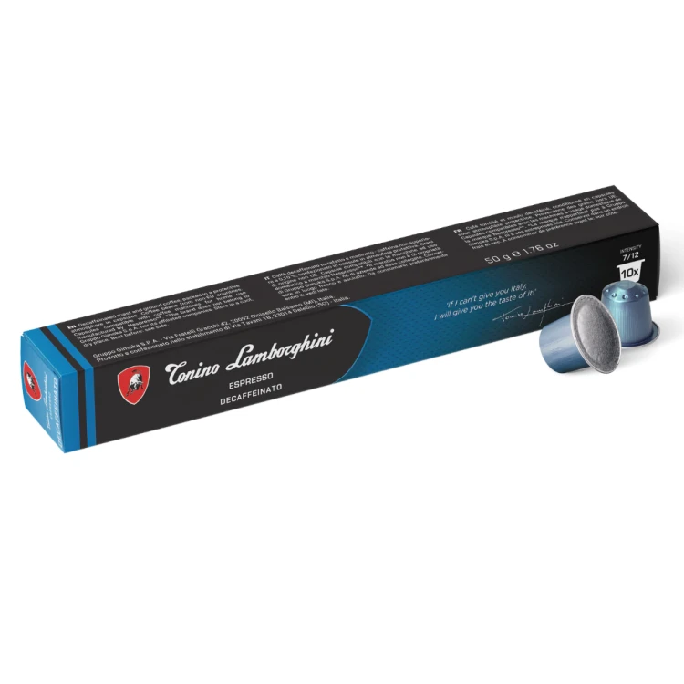 Nespresso kapsułki 10 szt Tonino Lamborghini Espresso Bezkofeinowe