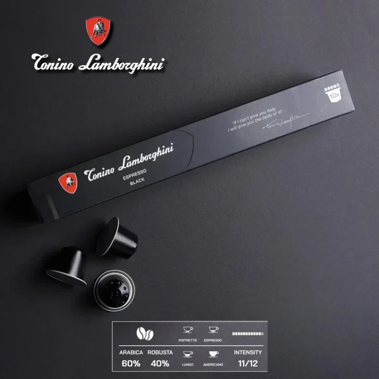 Nespresso kapsułki 10 szt Tonino Lamborghini BLACK