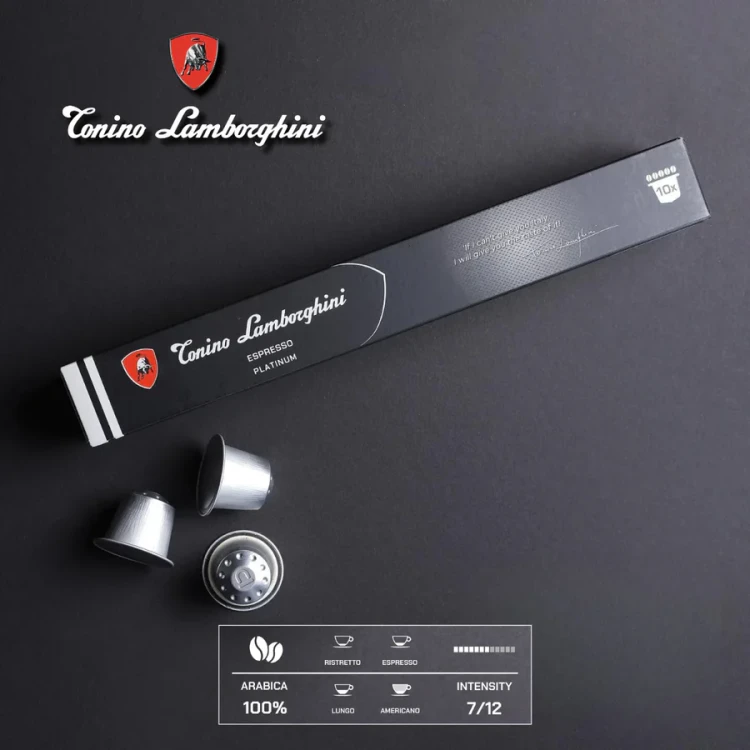 Nespresso kapsułki 10 szt Tonino Lamborghini PLATINUM