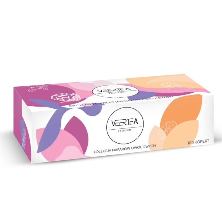 Veertea kolekcja naparów owocowych Premium 100 szt.