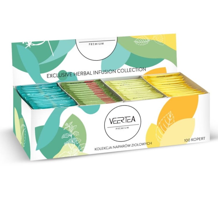 Veertea kolekcja naparów ziołowych Premium 100 szt.