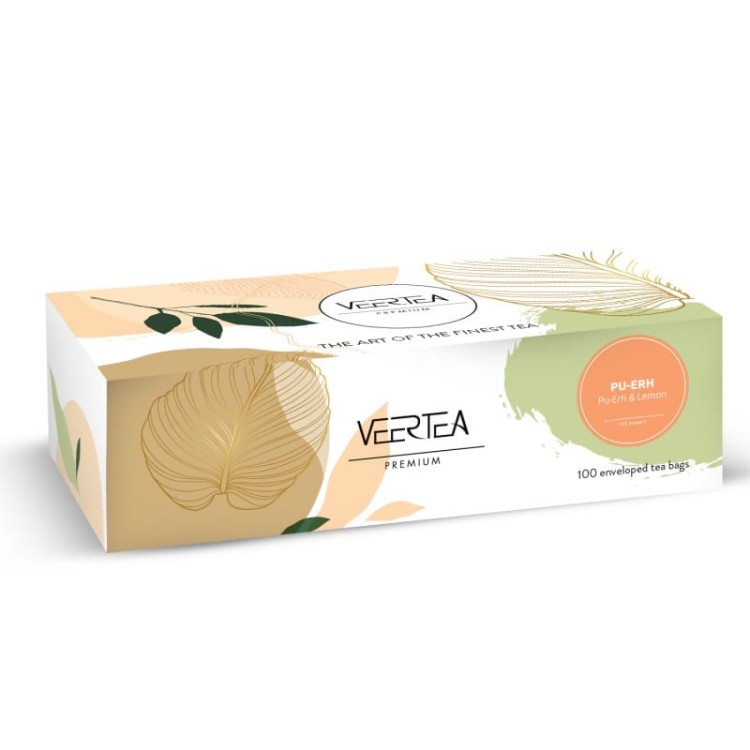 Veertea Pu-erh &amp; Lemon - herbata czerwona 100 szt.