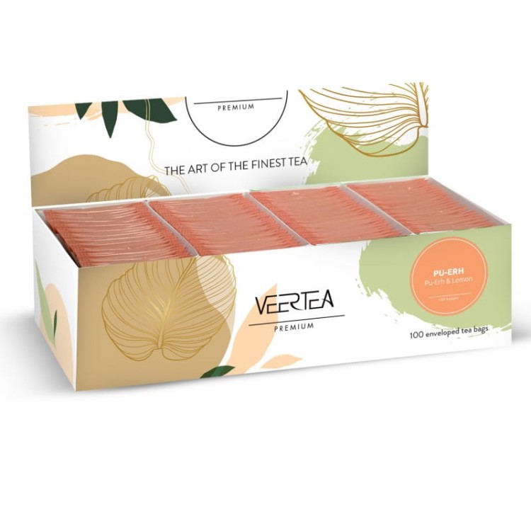 Veertea Pu-erh &amp; Lemon - herbata czerwona 100 szt.