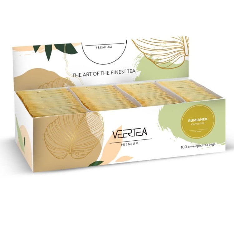 Veertea Sunny Camomile - herbatka rumianek - 100 szt.