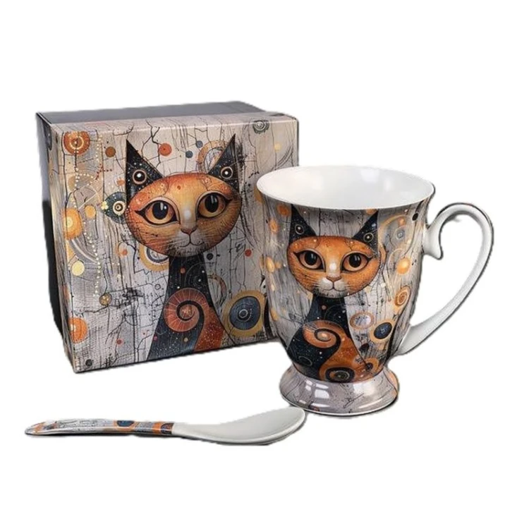 Kubek do herbaty "Koty, Gustav Klimt" 280 ml