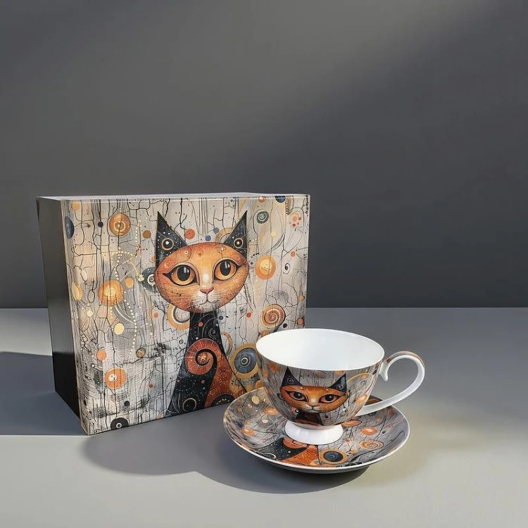 Filiżanka ze spodkiem KOTY Gustav Klimt 250 ml
